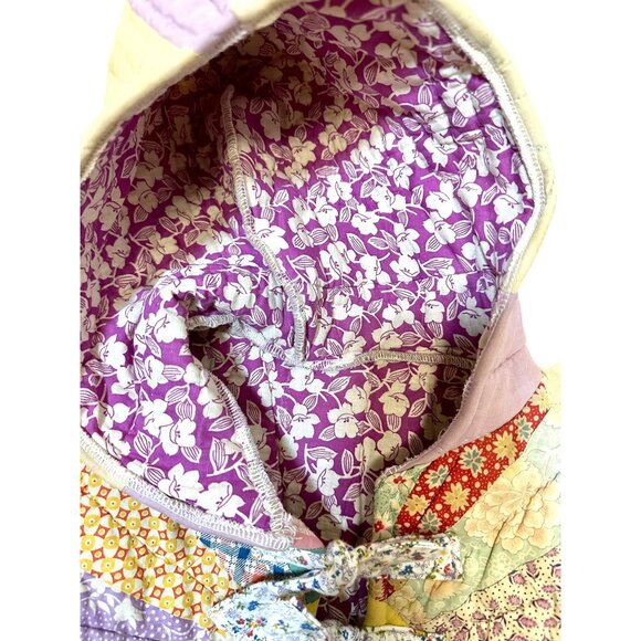 Handmade Vintage-Quilt “Sunburst” Hooded Toddler Girl Coat | Upcycled Fabric, On - Picture 3 of 5